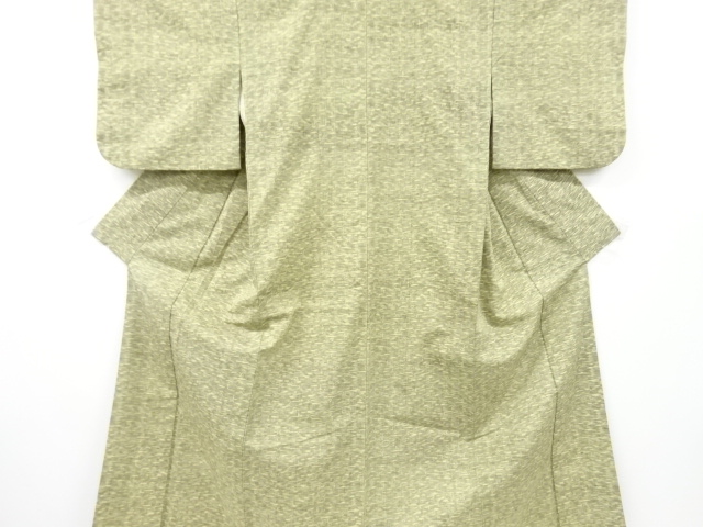 JAPANESE KIMONO / ANTIQUE KIMONO / SILK / HAND WOVEN TSUMUGI / ABSTRACT